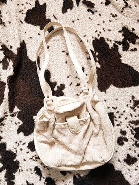 WOMEN'S 80'S SHOULDER BAG - CREAM